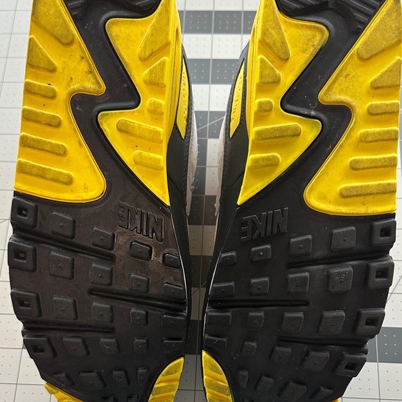 Nike Air Max Sneakers - White, Black, Yellow - Picture 13 of 14